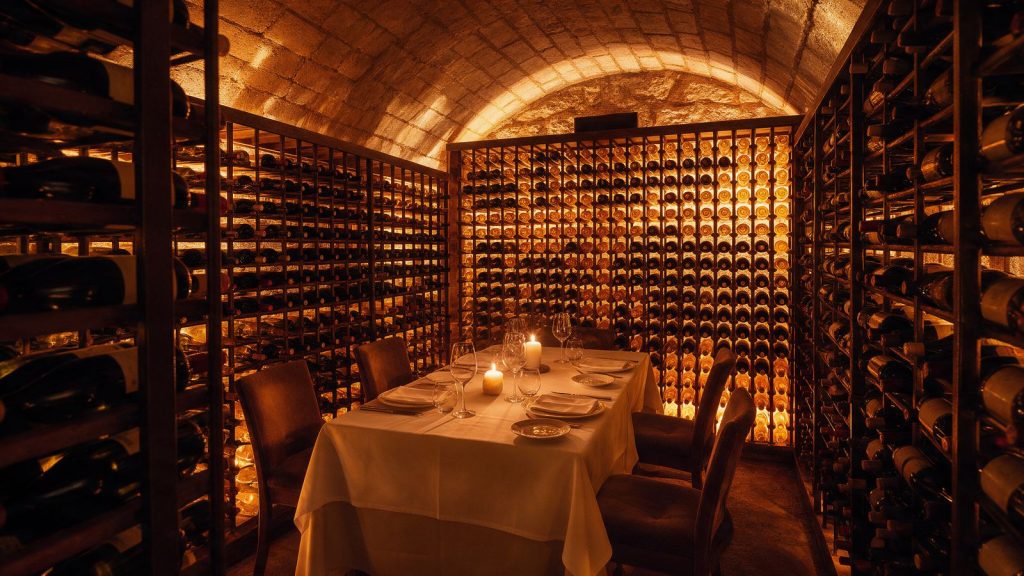 La Cava Wine Room at Las Ventanas